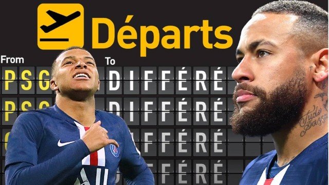 Coronavírus deve atrasar saída de Neymar e Mbappé do PSG
