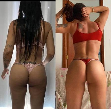  Perlla posa de fio dental durante quarentena e bumbum chama atenção