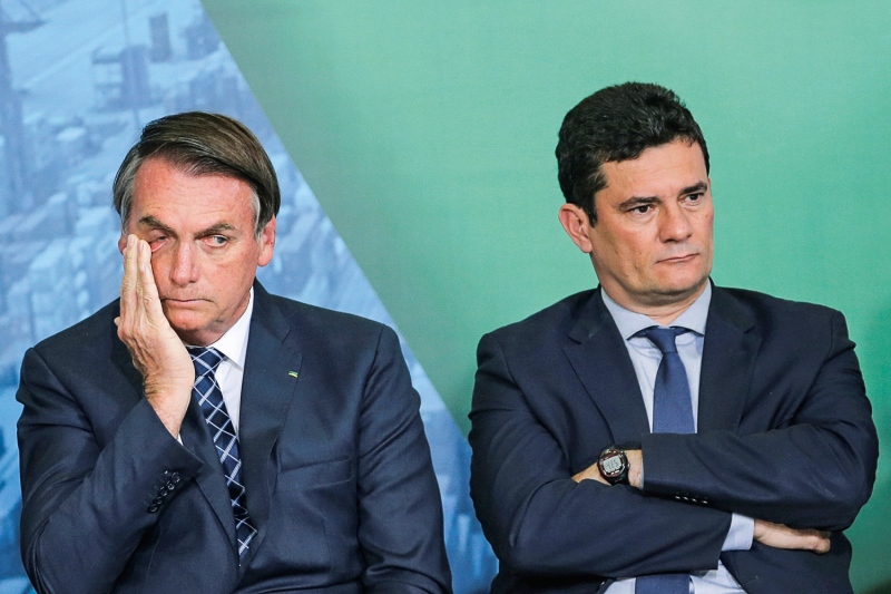 STF autoriza Moro e Aras a verem juntos na PF a íntegra de vídeo de reunião