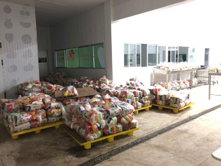 Projeto vai distribuir dez toneladas de alimentos neste sábado (16)