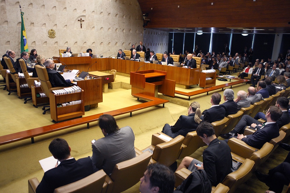 Sessão plenária do Supremo Tribunal Federal (Foto: Carlos Moura/STF) 
