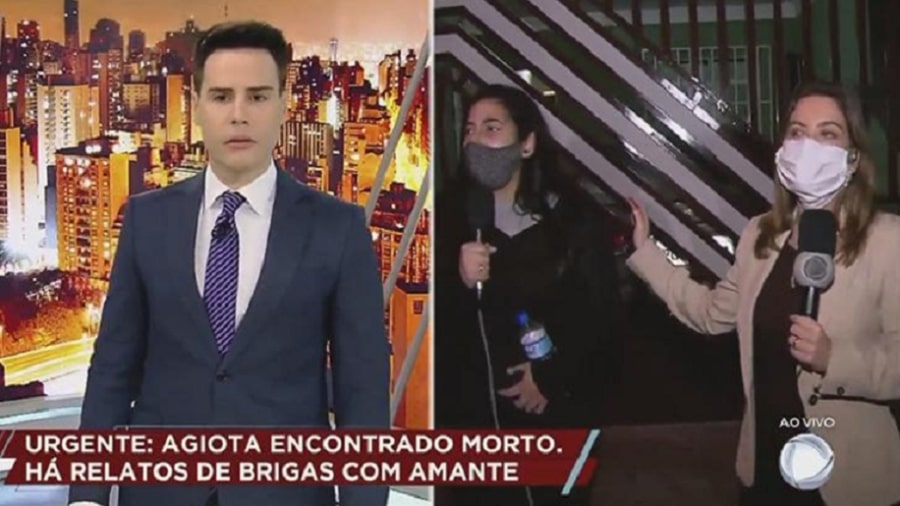 'Cidade Alerta' recebe lição de jornalismo da filha de homem morto 