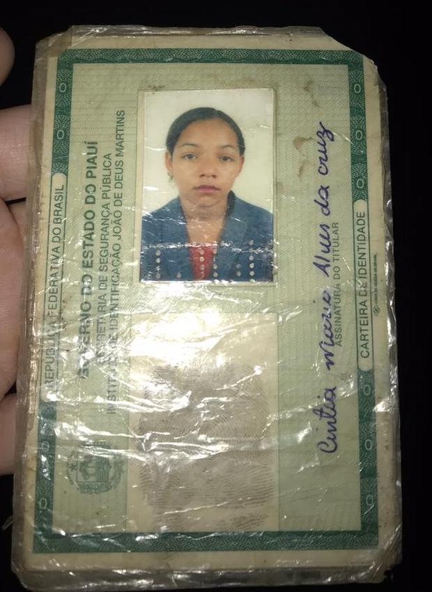 A vítima, Cintia Maria Alves da Cruz (Foto: Reprodução)