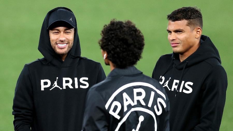 Surpreendido, Neymar se incomoda com saída de Thiago Silva do PSG 
