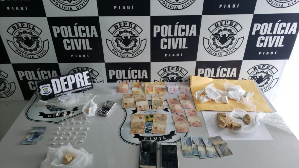Mulher que entregava droga em marmita é presa em Teresina