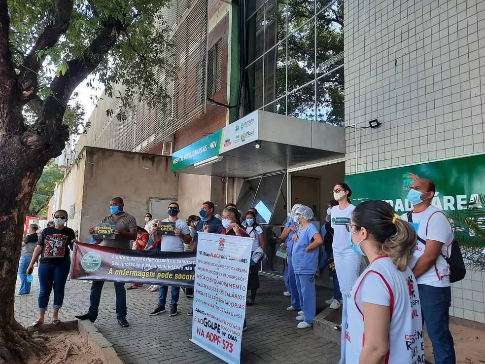 Profissionais de saúde da rede estadual do Piauí suspendem greve