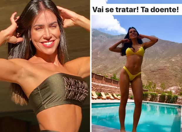 Adriana Sant'Anna posta 'retrospectiva' sobre críticas ao corpo