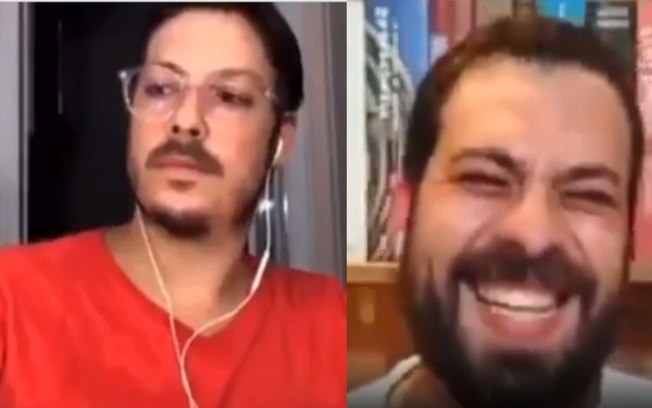  Em live, mulher de Fábio Porchat aparece pelada e causa desconforto 