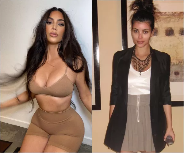 Kim Kardashian posta fotos antigas como personal stylist