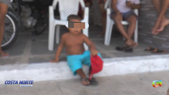 Criança foi abandonada pela mãe em Parnaíba - Foto: Reprodução