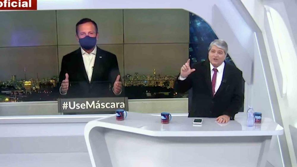 Doria ri de Bolsonaro por cloroquina para ema e leva 'bronca' 