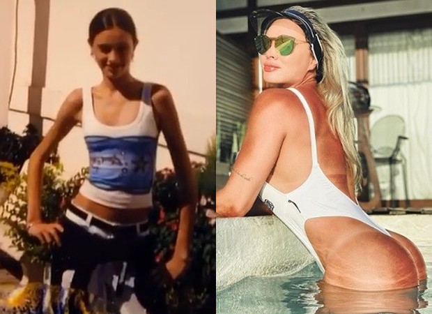 Juju Salimeni mostra 'antes e depois' do corpo e faz piadas