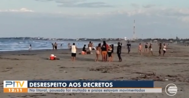  Pousada é multada em R$ 15 mil por descumprir decreto no litoral do Piauí 