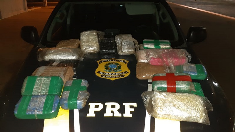 Em Parnaíba, PRF apreende droga avaliada em mais de meio milhão