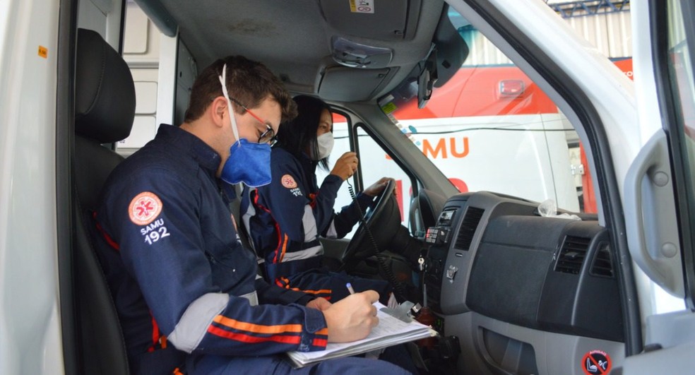 Samu de Teresina recebeu dois trotes por semana durante a pandemia — Foto: Divulgação/FMS