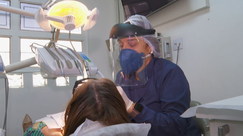 Já em Teresina, 46,2% dos habitantes foram ao dentista — Foto: Reprodução/EPTV