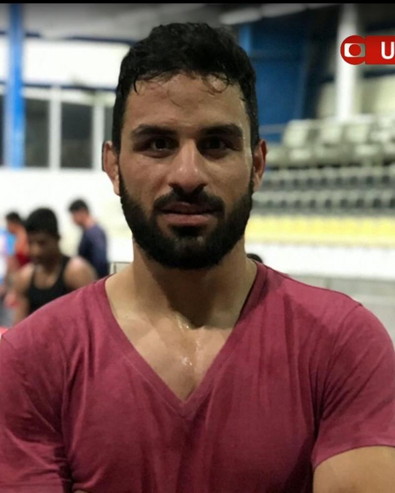 Foto de arquivo mostra o lutador iraniano Navid Afkari, que foi executado neste sábado (12) — Foto: Reprodução/ Globonews
