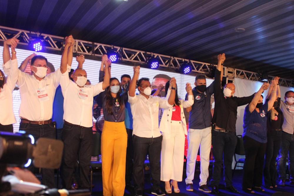 Fábio Abreu recebe apoio de autoridades durante convenção do PL em Teresina