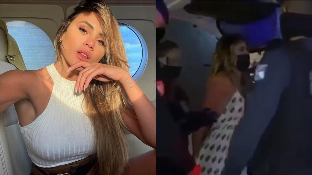Natacha Horana foi detida após uma festa em apartamento