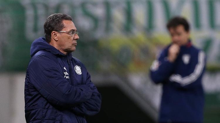Vanderlei Luxemburgo, durante o clássico entre Palmeiras e São Paulo - Imagem: Cesar Greco.