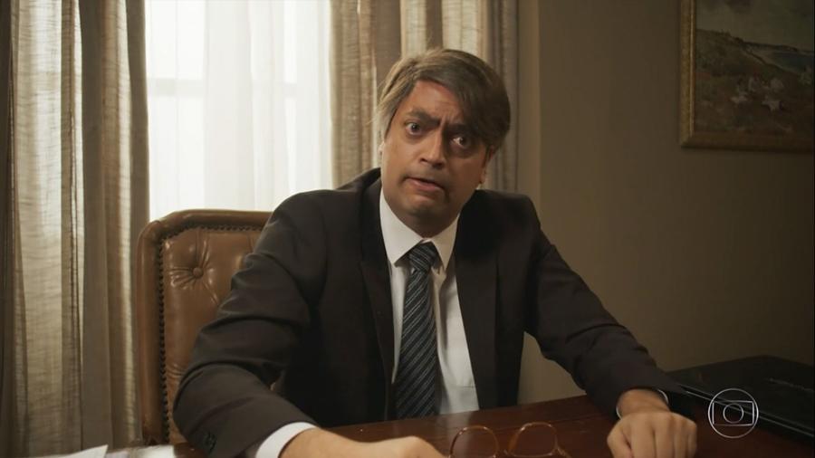 Fernando Caruso imita o presidente Jair Bolsonaro no Zorra - Imagem: Reprodução/TV Globo