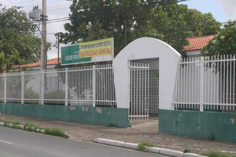  Escola Estadual Lucídio Portela, na Zona Sul de Teresina — Foto: Maria Romero/ G1 PI 