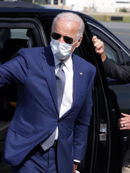 Biden acusa Trump de render-se diante da covid-19 a poucos dias das eleições - Imagem: Getty Images