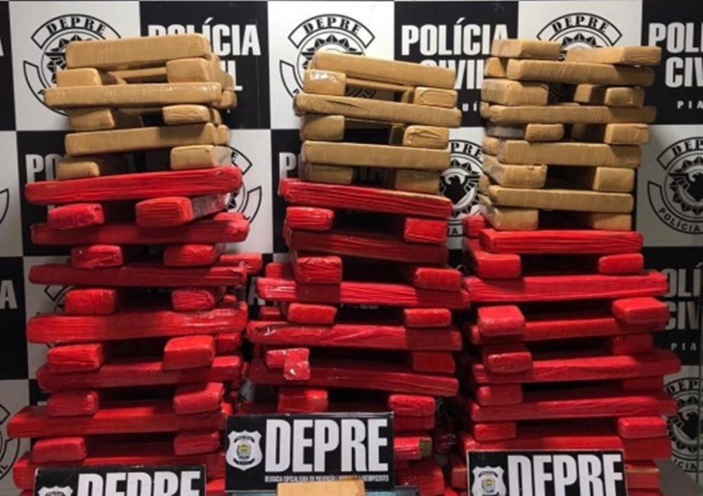 Polícia Civil apreende 150 kg de maconha na zona Norte de Teresina
