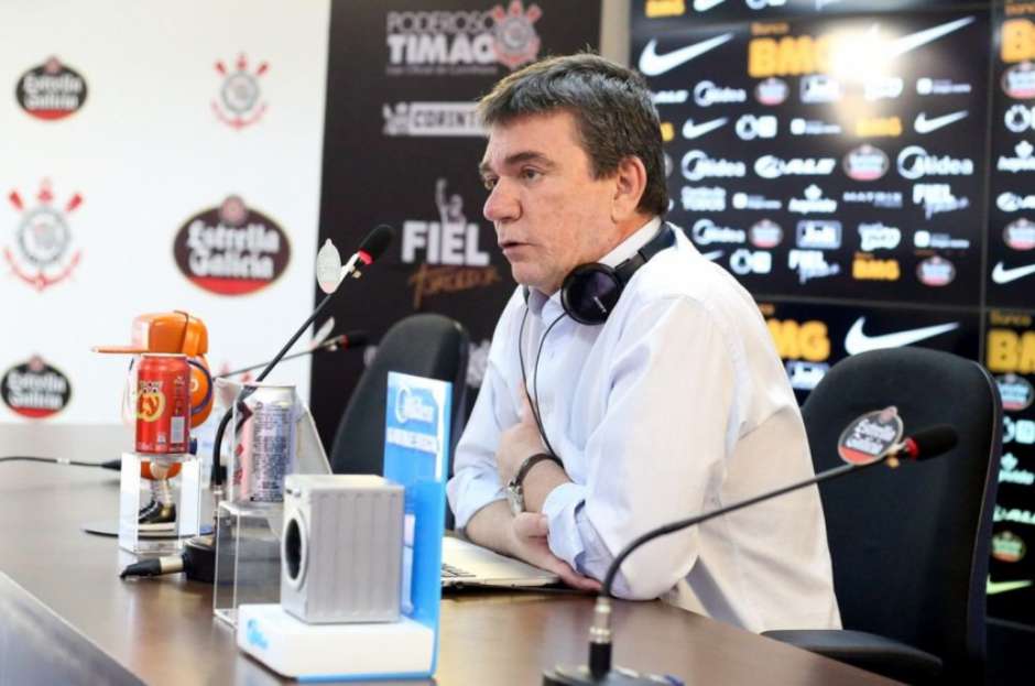 Andrés Sanchez disparou contra a arbitragem na Copa do Brasil (Foto: Rodrigo Coca/ Ag. Corinthians) Foto: LANCE!