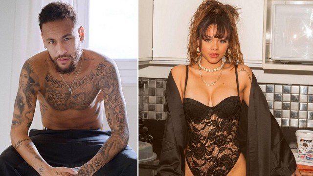 Neymar volta ao Brasil com cantora Gabily Foto: Reprodução/Instagram