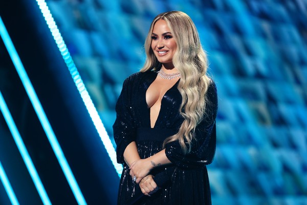 A cantora Demi Lovato no Peoples Choice Awards 2020 (Foto: NBCU Photo Bank via Getty Images)