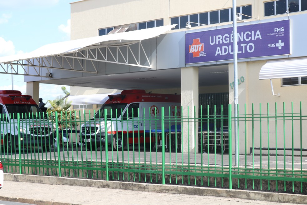 Suspeito foi encaminhado para o Hospital de Urgência de Teresina (HUT), onde passou por cirurgia — Foto: Lucas Marreiros/G1