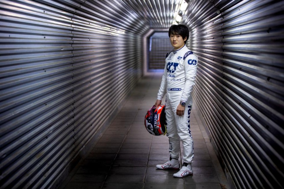 Yuki Tsunoda Alpha Tauri — Foto: Twitter / Alpha Tauri