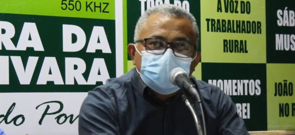 Prefeito eleito de São Lourenço do Piauí, Biraci Damasceno Ribeiro, o Bira (PSD) — Foto: Reprodução/Rádio Serra da Capivara