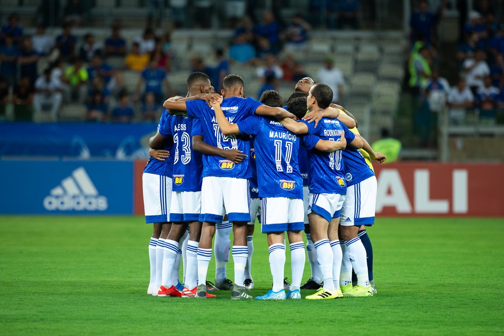 Time do Cruzeiro que enfrentou o Boa Esporte, na estreia da temporada — Foto: Bruno Haddad/Cruzeiro