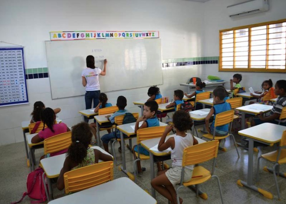 Sala de aula Teresina — Foto: Semec