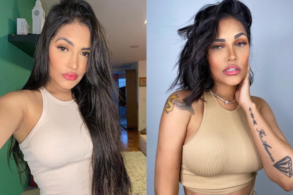 O antes e depois de Flay: 2021 com novo visual — Foto: Reprodução/Instagram | Divulgação/Ari Prensa