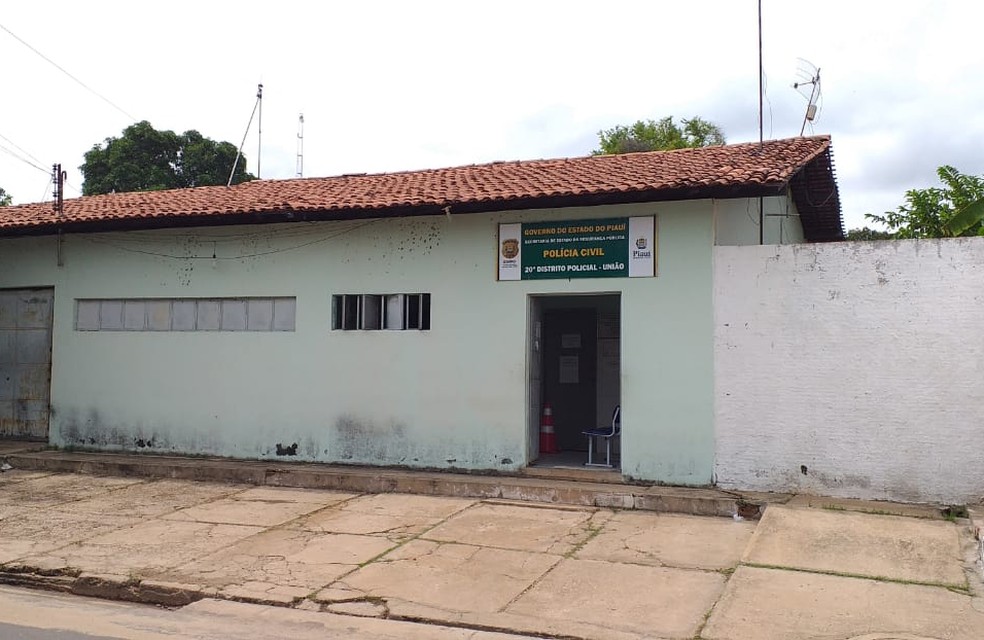 Sede da delegacia de Polícia Civil em União, no interior do Piauí — Foto: Alejandro Fernandes/ Click União