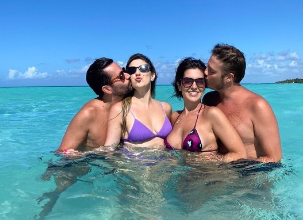 Richard, Dani Calabresa, Nataly e Fábio Porchat (Foto: reprodução Instagram )