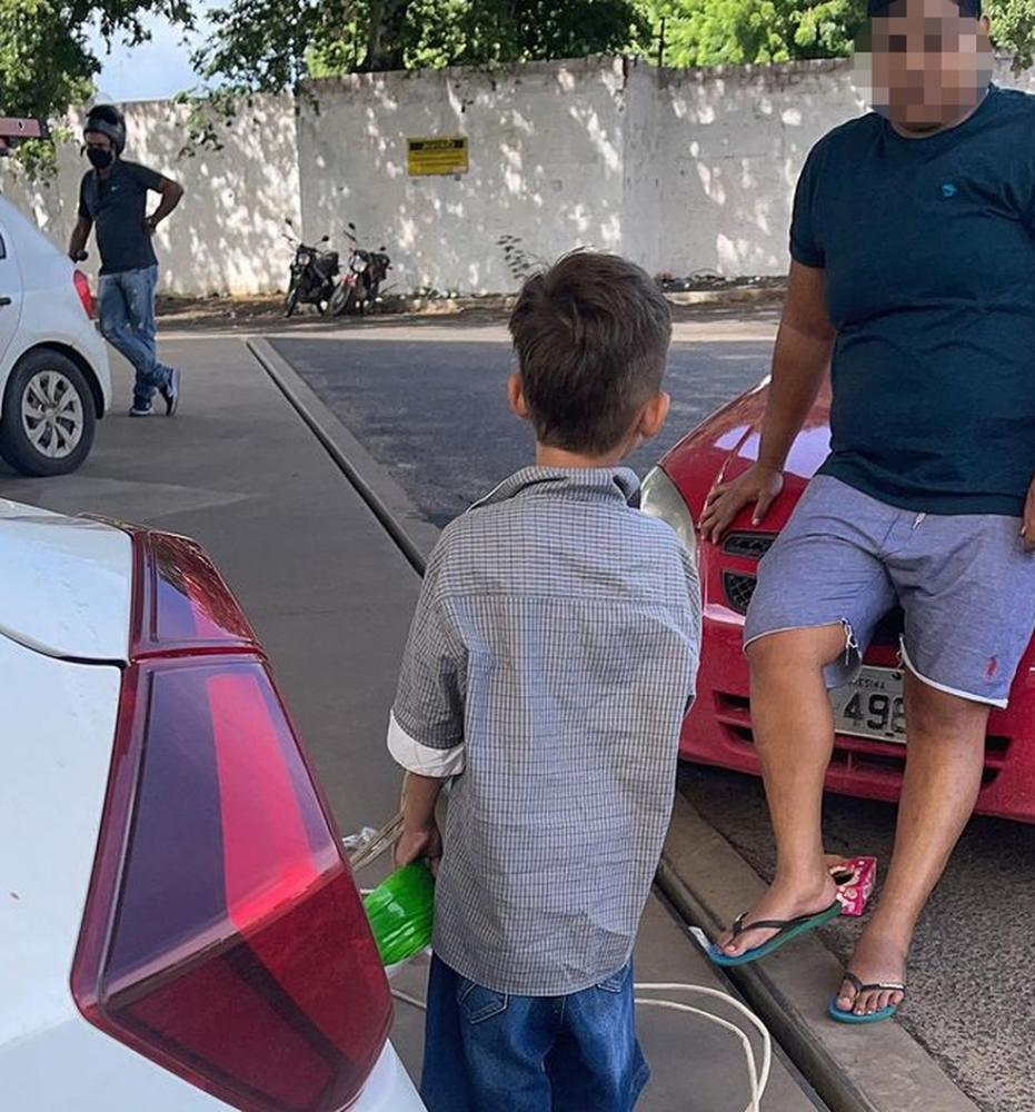 Menino de 5 anos é resgatado após pedir dinheiro para comida no PI