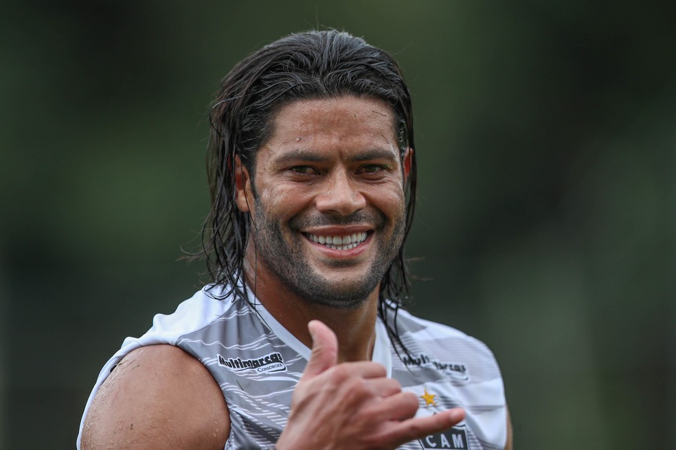 Atacante Hulk foi o primeiro reforço do Galo para 2021 — Foto: Pedro Souza/Atlético-MG
