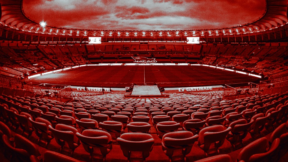 Com portões fechados, Flamengo deixou de ganhar R$ 110 milhões em 2020 — Foto: ge