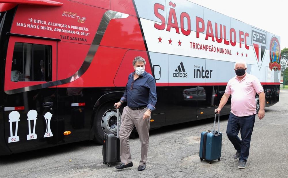 Julio Casares e Carlos Belmonte encabeçam nova direção do São Paulo — Foto: Erico Leonan / saopaulofc.net