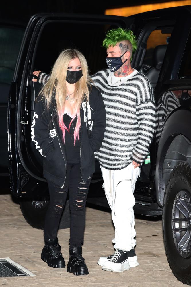 Avril Lavigne e o novo namorado, Mod Sun (Foto: Getty Images)