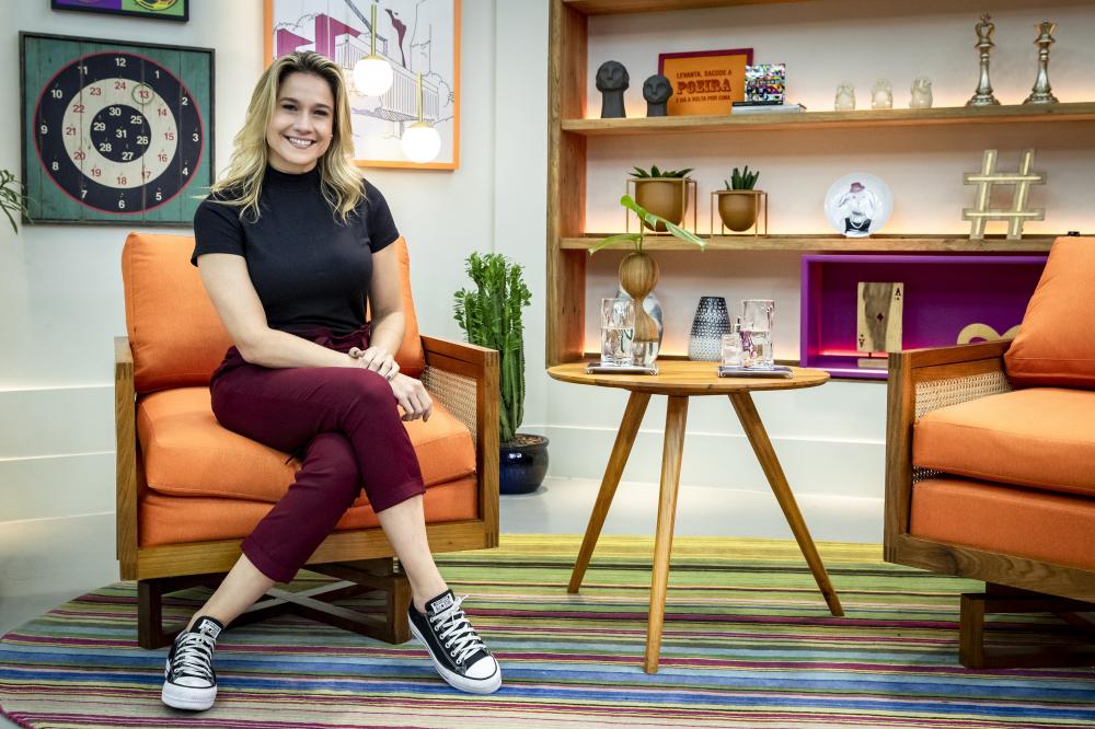 Fernanda Gentil no Programa Se Joga (Foto: Fabio Rocha)