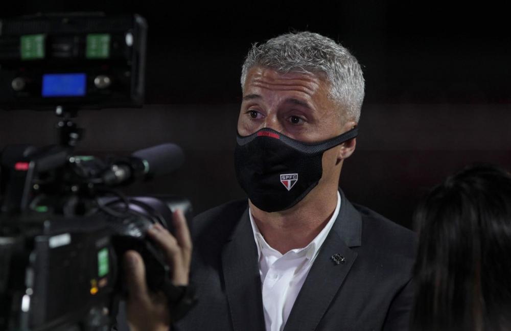 Hernán Crespo em São Paulo x São Caetano — Foto: Rubens Chiri/São Paulo