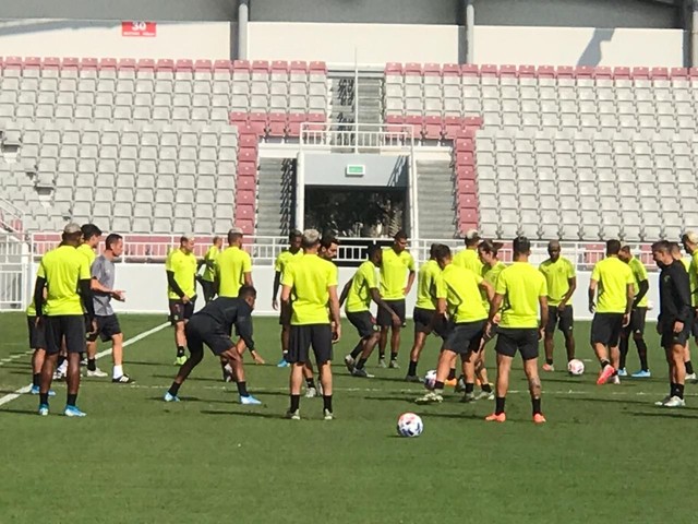 Flamengo faz o último treino antes da final do Mundial de Clubes