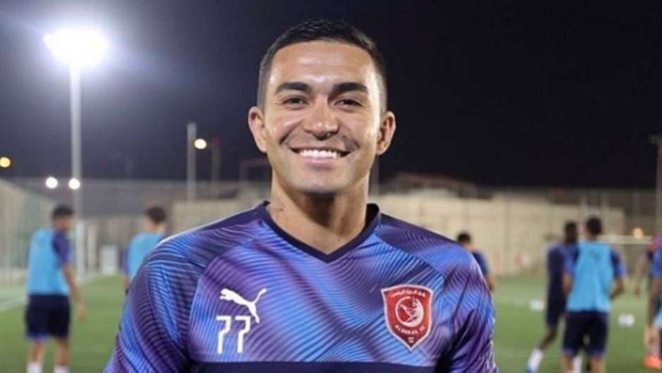 Dudu defendeu recentemente o Al Duhail, do Catar - Foto: Reprodução/Instagram / Estadão Conteúdo
