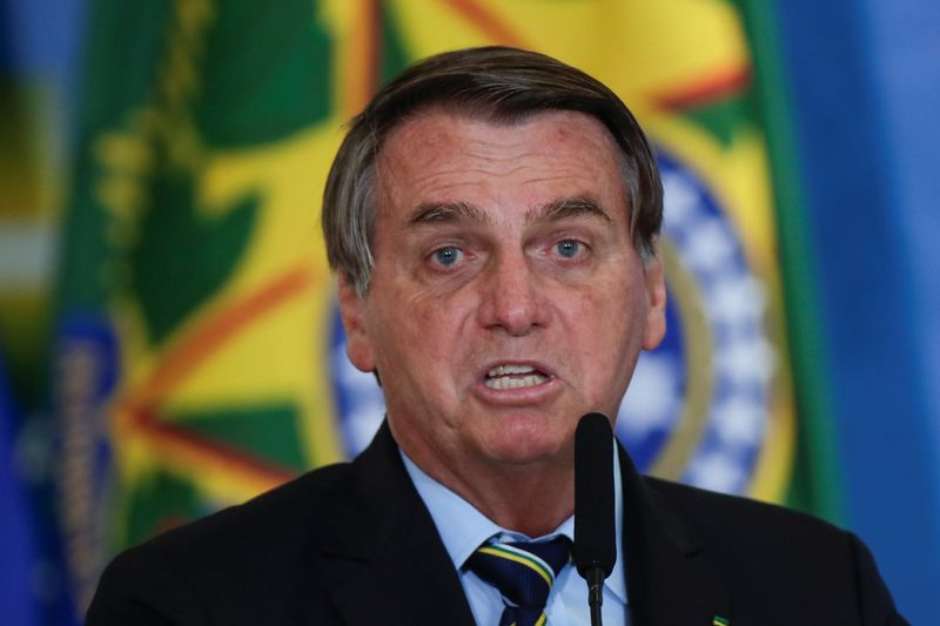 Presidente Jair Bolsonaro durante cerimônia no Palácio do Planalto 12/05/2021 REUTERS/Ueslei Marcelino - Foto: Reuters