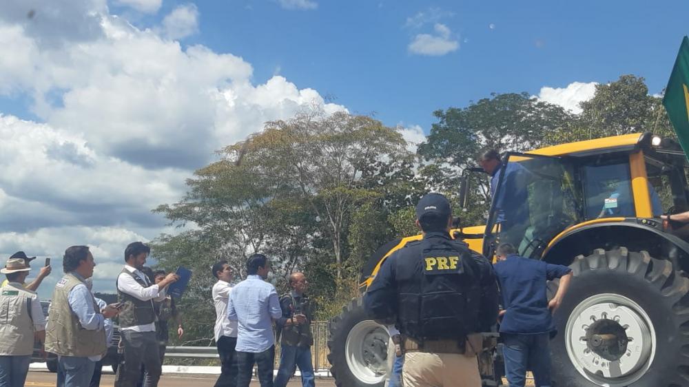 Presidente Jair Bolsonaro chega ao Piauí para entrega de obras